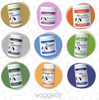 waggedy Calm with Melatonin - Calming Chews for Dogs to Manage Stress & Anxiety Relief — Pet Calming Treats for Travel, Fireworks & Separation — Dog Supplements & Vitamins (60 Chews)