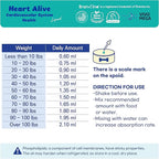 Heart Alive Liquid Cardiovascular System Health for Dogs and Cats-Norwegian Fish Oil, Coenzyme Q10, Vitamin K2, Policosanol, Hawthorn Berry Extract, Vegan Bacon Flavor (60ml)