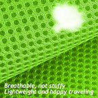 shudyear Summer cat Chest Harness and Leash, Anti-Escape Adjustable Soft mesh cat Leash and Chest Harness Set for All Types of Cats cat Vests (Size S,Green)