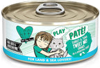 B.F.F. Play - Best Feline Friend Paté Lovers, Aw Yeah!, Turkey & Tuna Tweet Me! with Turkey & Tuna, 5.5oz Can (Pack of 8)