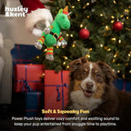 Huxley & Kent Funny Dog Toy w/Squeaker – Holiday Power Plush Squeaky Dog Toys for Small, Medium & Large Dogs – Soft Stuffed Animal for Indoor Play & Fetch - Buddy Unicorn, Small