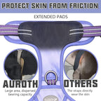 AUROTH Tactical Dog Harness for Large Dogs No Pull Adjustable Pet Harness Reflective K9 Working Training Easy Control Pet Vest Military Service Dog Harnesses Very Peri L