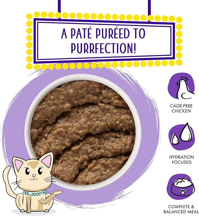 Weruva Classic Cat Paté, Meal or No Deal! with Chicken & Beef, 3oz Can (Pack of 12)