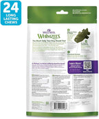Wellness WHIMZEES Alligator Dog Dental Treats, Natural Chews, Small Size, (24 Count)