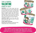 Weruva BFF Minced Natural Wet Cat Food, Tuna and Pumpkin Valentine in Gravy, 3oz Can, Pack of 24