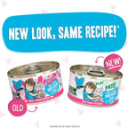 B.F.F. Play - Best Feline Friend Paté Lovers, Aw Yeah!, Tuna & Chicken Check Please! with Tuna & Chicken, 2.8oz Can (Pack of 12)