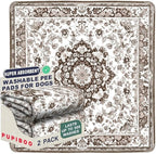 PUPIBOO Washable Pee Pads for Dogs and Cats - Super Absorbent Reusable Puppy Training Pads - 100% Waterproof, Leak-Proof & Non-Slip Whelping Pads for Pet Housebreaking