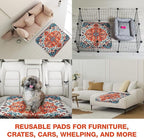 PUPIBOO Washable Pee Pads for Dogs and Cats - Super Absorbent Reusable Puppy Training Pads - 100% Waterproof, Leak-Proof & Non-Slip Whelping Pads for Pet Housebreaking