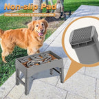 Slow Feeder Dog Bowls Large Breed, 9 Cups Elevated Dog Slow Feeder Bowl with 4 Adjustable Heights, Non Slip Anti Gulping Pet Food Bowl Stand for Medium & Large Breed