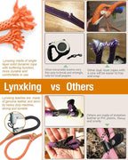 lynxking Dog Leash Slip Lead 5 6 8 FT Dog Training Leash Strong Heavy Duty Braided No Pull Training Lead Leashes
