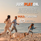 Max Fusion Made with Nike Grind, Arlee Spiro Football Dog Toy for All Dogs, Durable & Natural Rubber Chew Toy for Play, Fetch & Chewing, Medium, Green, 1 Count