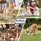 Dog Water Bottle, 3 in 1 Portable Insulated Pet Travel Water Bottle with 2 Detachable Water Bowl, Stainless Steel Travel Water Bottles for Dogs, 6-12H Insulation Dogs Travels Food and Water Container