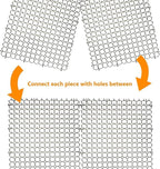 16 X 13 Inch Scat Mat for Cats, 10 Pack Cat Scat Mat with Spikes - Indoor/Outdoor Pet Deterrent Solution for Plants, Furniture, and More - Keep Cats and Dogs Away