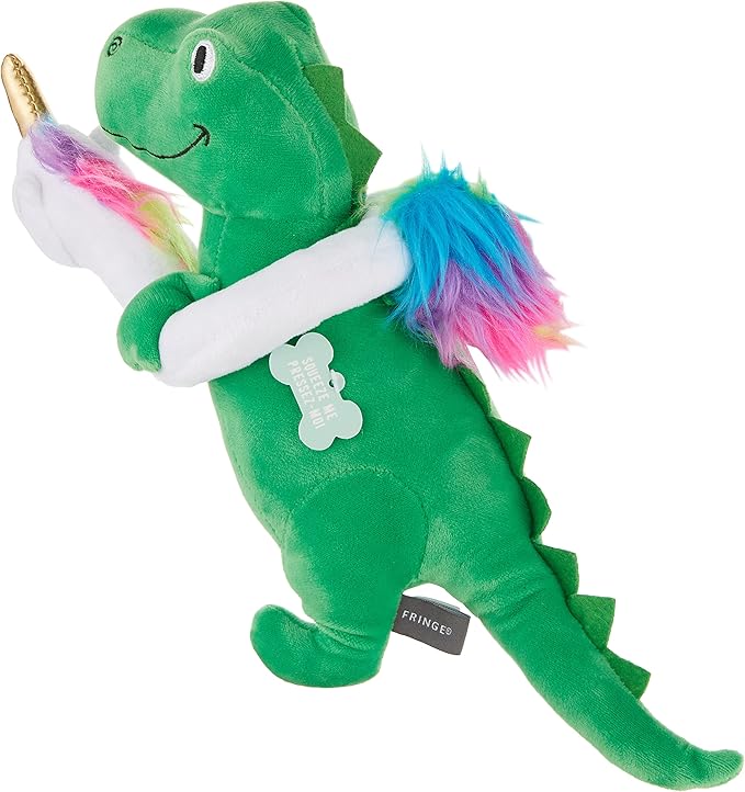 Fringe Studio Dog Toy, Summa Time Rex-Plush Pet Toy (289363) for All Breed Sizes, 1 Count (Pack of 1)