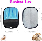 Blue Pet Hair Removal Glove for Dogs & Cats,The Magic Brush Pet Hair Remover,Five-Finger Electrostatic Pet Hair Gloves for Furniture,Car,Couch,Carpet,Essential Pet Supplies