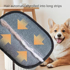Pet Hair Removal Glove for Dogs Reusable 5-Finger Electrostatic Tech Cleans Clothes, Sofas, Carpets Easily (Black 1pcs)