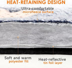 Paw Legend Self Warming Cat Bed Mat (25.6" x 19.7") Self Heating Cat Dog Pad Ultra Soft Extra Warm Thermal Indoor Outdoor Sleeping Washable Non-Slip Bottom Dog Heating Pad
