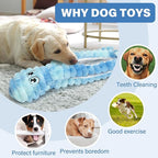 Prime Pets Dog Toys for Large Dogs, 27“ Extra Large Plush Octopus Dog Toy, Crinkle Squeaky Dog Toys to Keep Them Busy, Interactive Tug of War Pet Toy for Small Medium Large Breeds, Tie-dye Blue