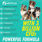 Premium Probiotics for Dogs & Cats - Digestive Enzymes & Prebiotics Supplement - Supports Digestive Health & Gut Balance - 2 Fl Oz