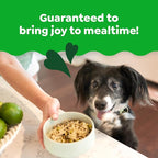 Greenies Smart Topper High Protein Wet Mix-in for Dogs, Chicken, Peas, Apples & Brown Rice Recipe in Vitabroth Broth - Bone Broth + Vitamins E & B1, 10 Count
