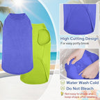 2 Pack Dog Shirts, Quick Dry Breathable Dog Clothes Pet Sleeveless Vest, Lightweight Stretchy Tank Top T-Shirts for Large Dogs, Deep Blue+Dark Green (XL)