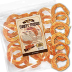 Gootoe Turkey Tendon Dog Treats, Ring (S) 1 lb, USA-Sourced Turkey Tendon, Natural Snack, Premium Puppy Chews, Hypoallergenic, Rawhide Free, Reseal Value Bag, Size for Small Dogs