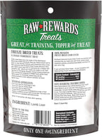 Northwest Naturals Raw Rewards Freeze-Dried Lamb Liver Treats for Dogs and Cats - Bite-Sized Pieces - Healthy, 1 Ingredient, Human Grade Pet Food, All Natural, Proudly Made in USA, 3 Oz