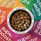 smallbatch Freeze Dried Dog Treats, Superfood Food Topper Chicken Bites for Dogs & Cats, Probiotics, Organic Ingredients, High Protein, Grain Free Healthy Treat Food Topper, Made in The USA, 7 oz Bag