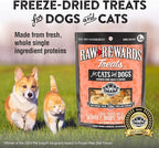 Northwest Naturals Raw Rewards Freeze-Dried Shrimp Treats for Dogs and Cats - Bite-Sized Pieces - Healthy, 1 Ingredient, Human Grade Pet Food, All Natural, Proudly Made in USA, 1 Oz