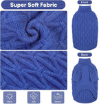 Queenmore Dog Sweaters for Large Dogs Girls Boys,Warm Pullover Extra Large Dog Sweater,Dogs Christmas Sweaters,Classic Turtleneck Thick Clothes for Extra Large Pets, Pitbull, Boxer(Royal Blue,XL)