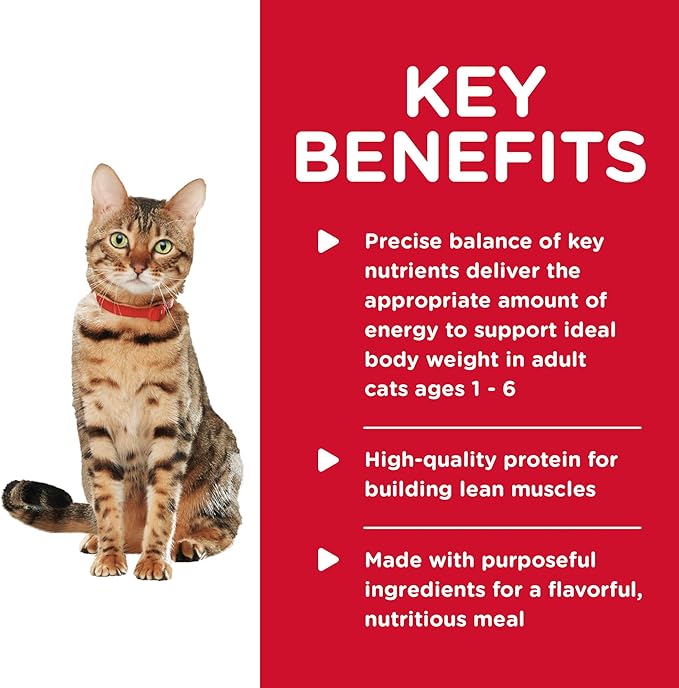 Hill's Science Diet Healthy Cuisine, Adult 1-6, Great Taste, Wet Cat Food, Pached Salmon & Spinach Stew, 2.8 oz Can, Case of 24