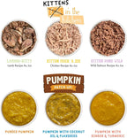Weruva Canned Cat Food and Pumpkin Pouches for Kittens Variety Pack – Pumpkin Patch & Kitten Zoomies, 24 Count