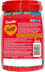 Delectables Squeeze Up Variety Pack, Creamy Squeezable Puree, Lickable Wet Cat Treats, Grain Free, No Added Fillers, No by-Products, No Added Preservatives, 0.5 Ounces Tube, 48 Tubes Total