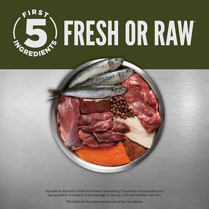 ORIJEN Grain Free High Protein Premium Dry Cat Food Tundra Recipe 4lb Bag