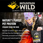 Venison Jerky Training Treats for Dogs – Elk & Deer Meat Protein Dog Treat High-Value Reward – All-Natural, No Fillers, Grain-Free, No Preservatives – 8 oz (2 Pack)