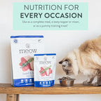 Meow Air Dried Cat Food - Beef & Hoki Recipe - Topper, Mixer or as Cat Training Treats, All Life Stages - 26.5 oz