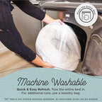 Best Friends by Sheri SnuggleSoft Faux Fur Calming Donut Bed for Small Dogs and Cats, Gray, Extra Small, 18" x 18"