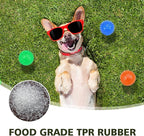 Petizer 3 Pack 2.5" Squeaky Toy Balls, Floating Pool Balls, Spiky Water Toys, Durable Interactive Fetch Toys for Puppy, Chew Toys for Teething (Small Dog)