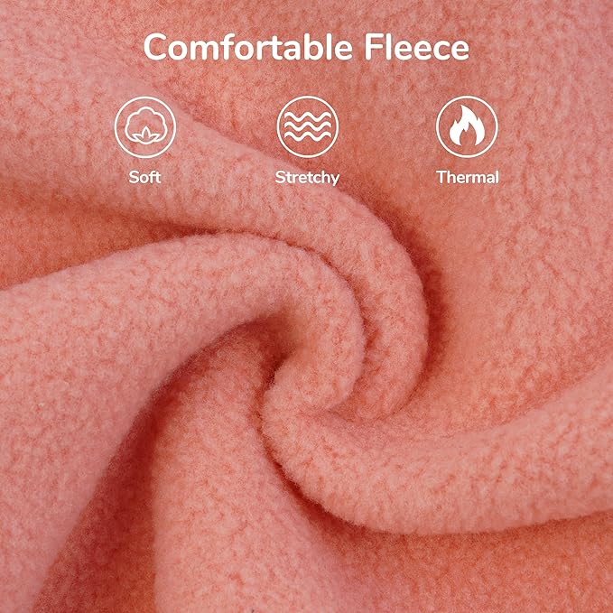 PUMYPOREITY Fleece Sphynx Cat Clothes, Warm Thick Cat Sweater, Soft Winter Coat for Hairless Cats, Cold Weather Pet Sweater for Dogs and Cats, Pink, 2XL