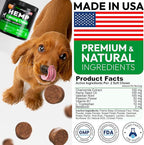 Hemp Calming Chews for Dogs - 170 Dog Calming Chews - Anxiety Relief Treats - Advanced Stress Relief, Separation Aid, Barking, Fireworks, Melatonin - Hip & Joint Supplement - Made in USA