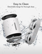 PETLIBRO Automatic Cat Food Dispenser for 2 Pets 5L Auto Dog Feeder Dry Food Dispenser with Splitter & 2 Stainless Bowls, 10s Meal Call and Timer Setting 50 Portions 6 Meals Per Day, Dual Tray Feeder