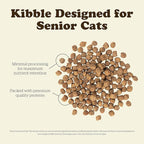 Now Fresh Grain-Free, Dry Cat Food, Turkey, Salmon and Duck Kibble, Real Meat and Fish Senior Recipe, 3 lb Bag
