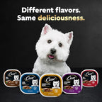Cesar Wet Dog Food Steak Lovers Variety Pack with Real Meat, 3.5 oz. Trays (24 Count, Pack of 1)