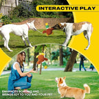 Fida Duck Dog Toys for Aggressive Chewers, Squeaky Dog Rope Toys to Keep Them Busy, Intactive Tug of War Plush Duck with Natural Cotton Rope for Puppy Small Medium and Large Breeds