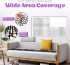 16 x 8 Inch Scat Mat for Cats, 12 Pack Scat Mat with Spikes Outdoor, Cat Deterrent with Strips Digging Stopper Cat Spike to Keep Other Animals Away from Furniture, Plants