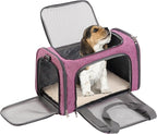 Mr. Pen- Pet Carrier, Pink, Soft-Sided Cat & Dog Carrier, Bag for Travel