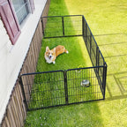 FXW Rollick Dog Playpen with Anchor Kit (Pack of 4) – 32 Inch 8-Panel Dog Pen for Medium & Large Dogs, Stable & Safe Indoor/Outdoor Play│Patented