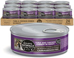 Dave's Pet Food Grain Free Wet Cat Food Gravy (Tuna & Chicken Dinner in Gravy), Naturally Healthy Canned, Added Vitamins, 5.5 oz Cans (24 Pack)