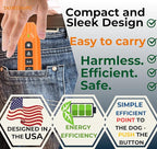 2025 Upgraded Dog Bark Deterrent Device - Anti Barking Devices for Dogs, Indoor Outdoor Use Rechargeable, Safe for Dogs & Humans, Portable No More Barks Ultrasonic Dog Training Device (Alpha Pro)