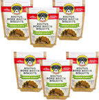 Brutus Bone Broth Biscuits (Chicken) - Healthy Dog Treats - Natural Dog Biscuits with Bone Broth and Real Chicken Meat - 18 Grams of Protein - 8 OZ (Pack of 6)